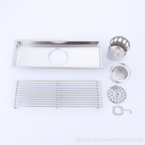 Stainless Steel Shower Drains 30cm anti odor stainless steel shower drains Supplier